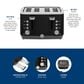 GE Appliances 4-Slice Toaster in Black, , large