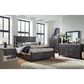 Nicolette Home Plum Creek Landscape Mirror in Ravenwood Black, , large