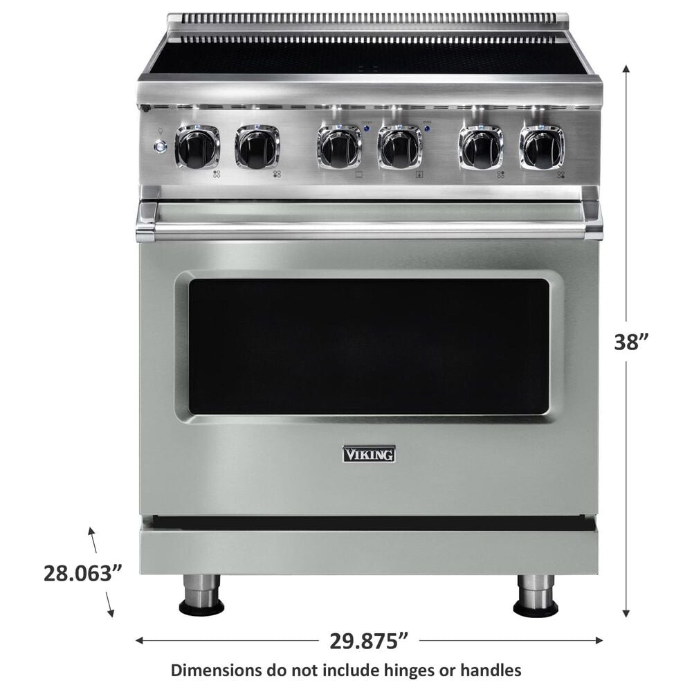 Viking Range 30&quot; Induction Range with 4 Elements in Arctic Gray, , large