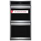 Frigidaire Gallery Gallery 2-Piece Kitchen Package with Stainless Steel 27" Double Electric Wall Oven and Black 36" Induction Cooktop, , large