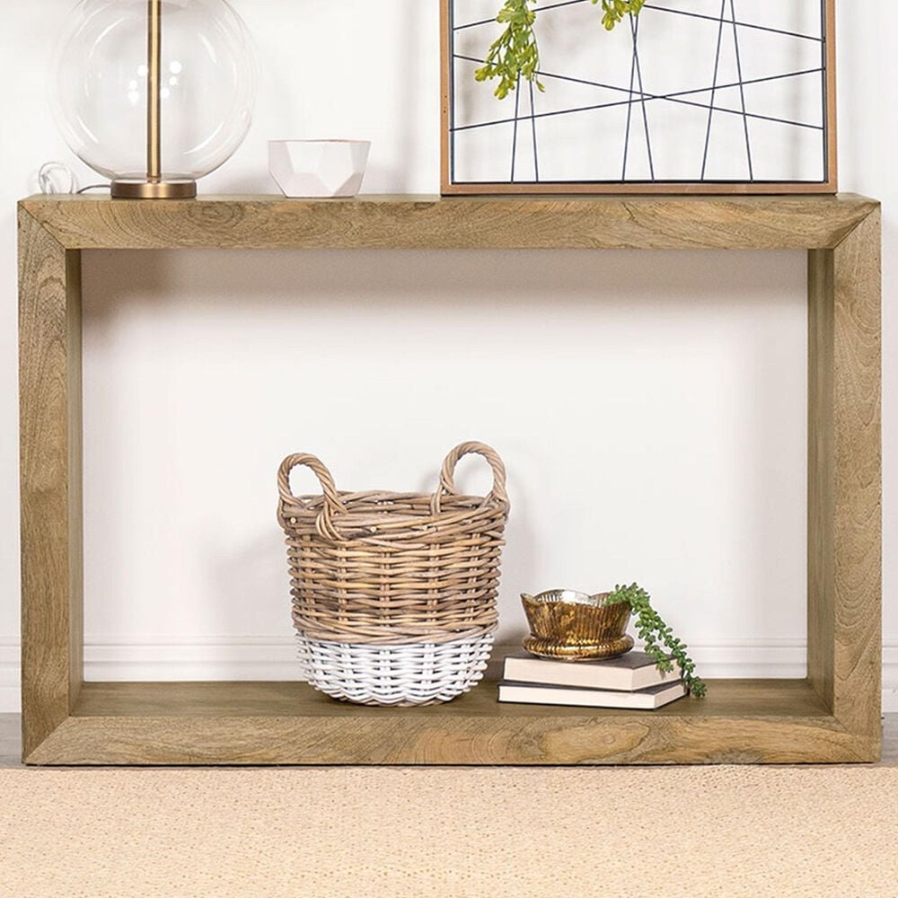 Coaster Benton Rectangular Console Table in Natural, , large