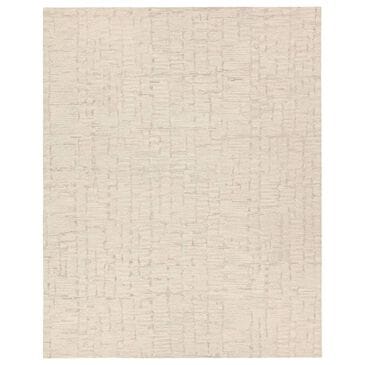 Jaipur Labyrinth Herculean 9" x 12" Feather Gray and Oyster Gray Area Rug, , large