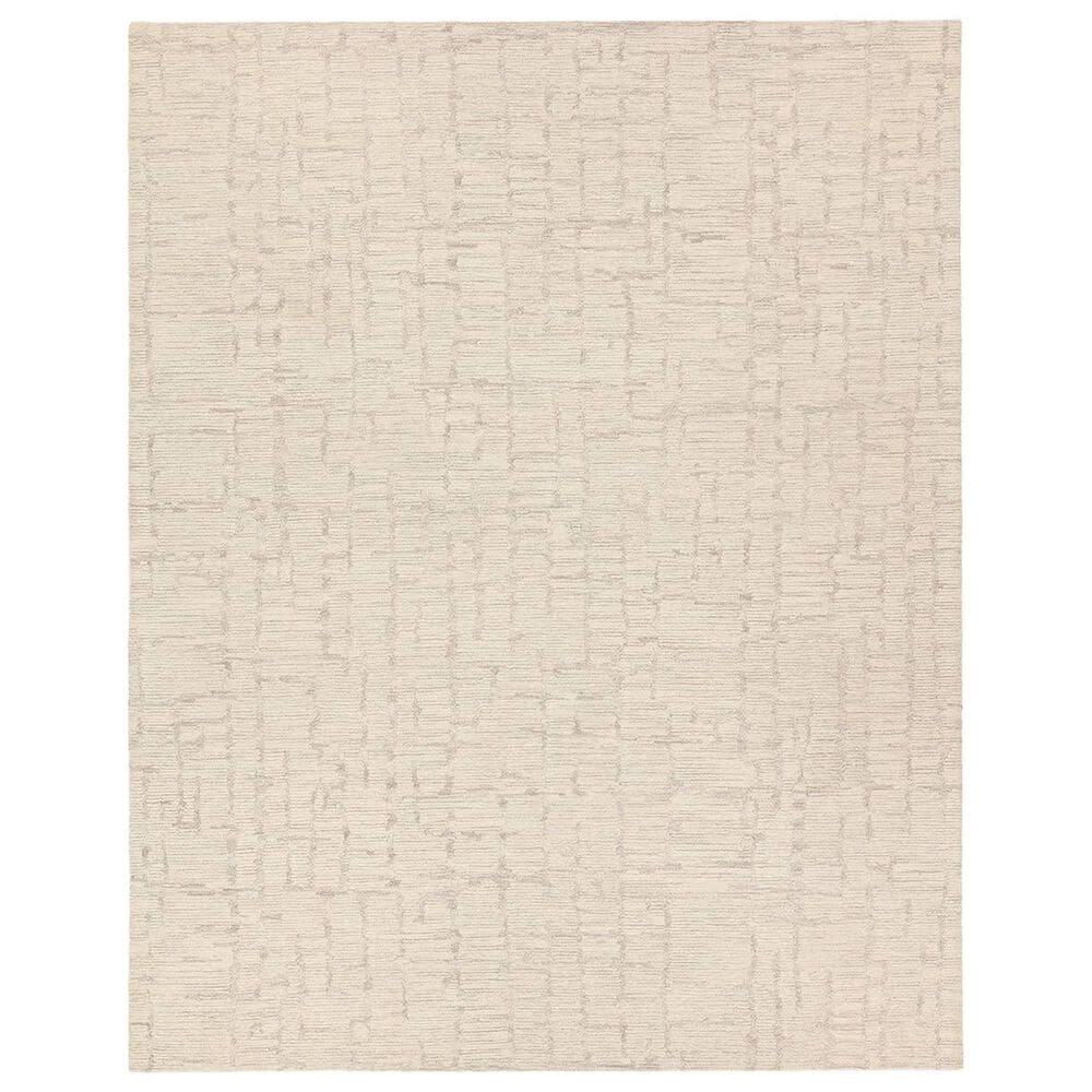 Jaipur Labyrinth Herculean 9" x 12" Feather Gray and Oyster Gray Area Rug, , large