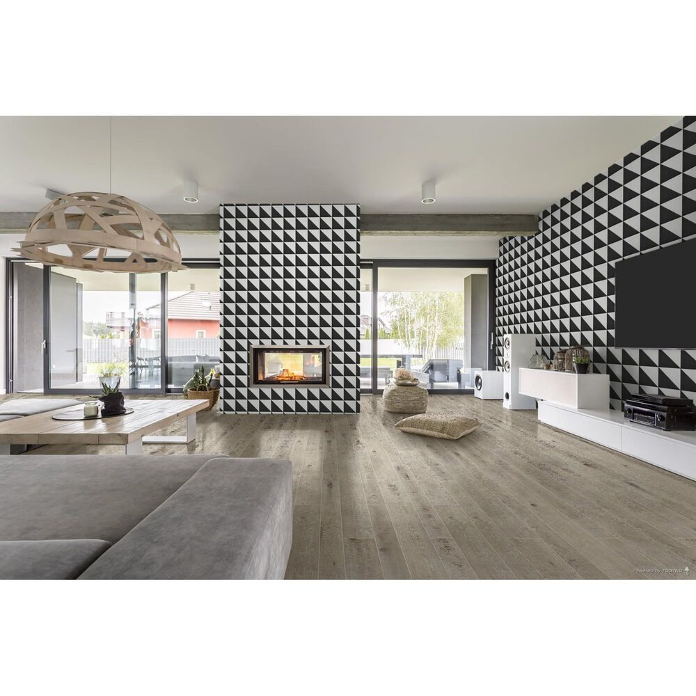 Marazzi Scenario Nero Triangle 8&quot; x 8&quot; Porcelain Tile, , large