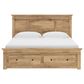 Ashley Makidern 2-Piece King Storage Bedroom Set with Six Drawers in Natural Brown, , large