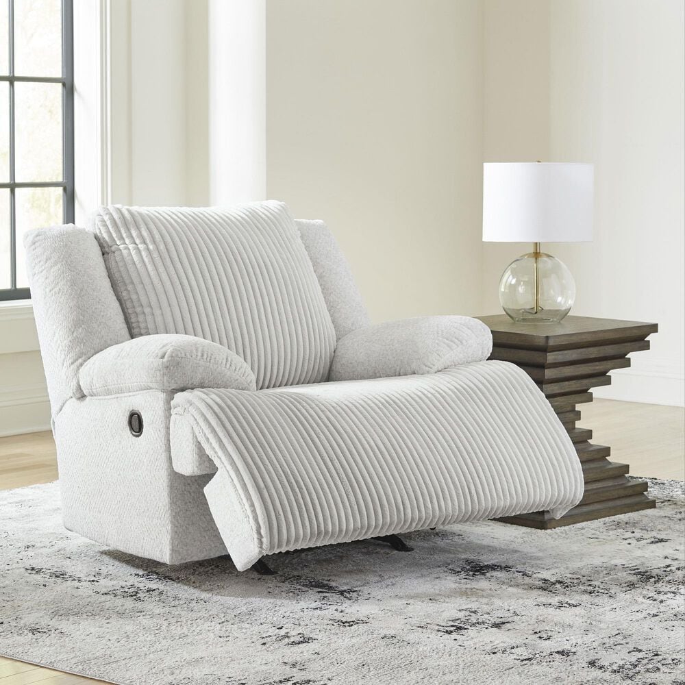 Ashley Top Tier Manual Rocker Recliner in Alloy, , large