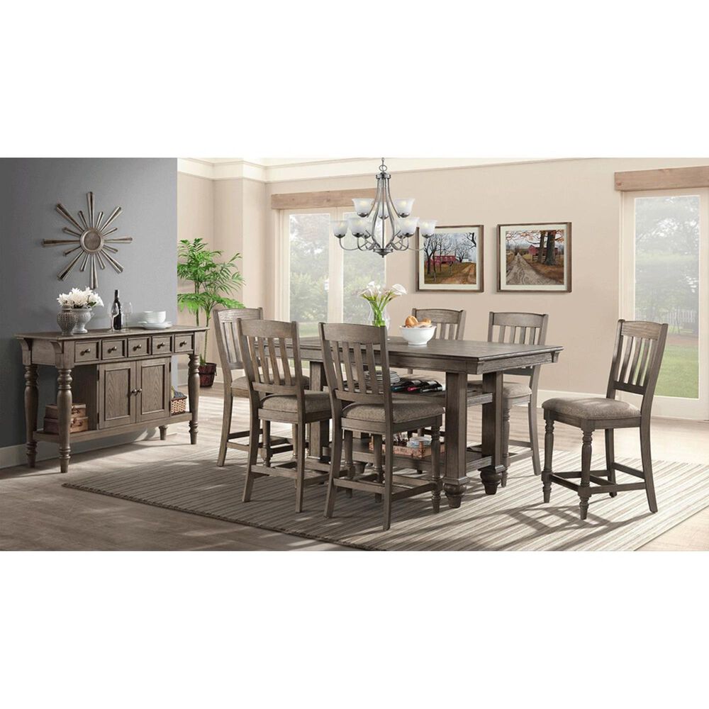 Hawthorne Furniture Balboa Park Counter Height Table in Roasted Oak - Table Only, , large