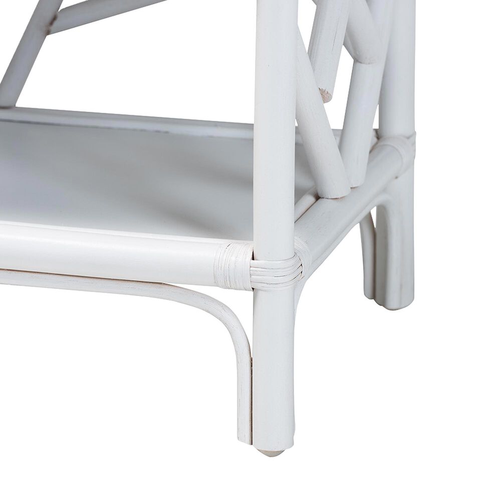 Baxton Studio Daina 1-Drawer Nightstand in White, , large