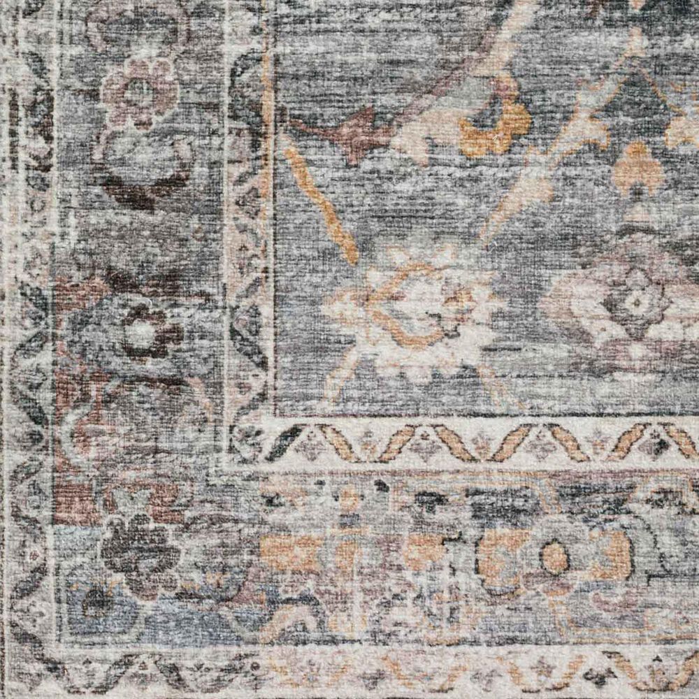 Dalyn Rug Company Jericho 4&#39; Round Silver Indoor/Outdoor Area Rug, , large