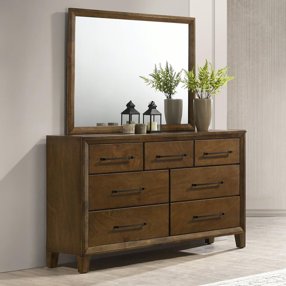 New Heritage Ballard Mirror in Walnut, , large