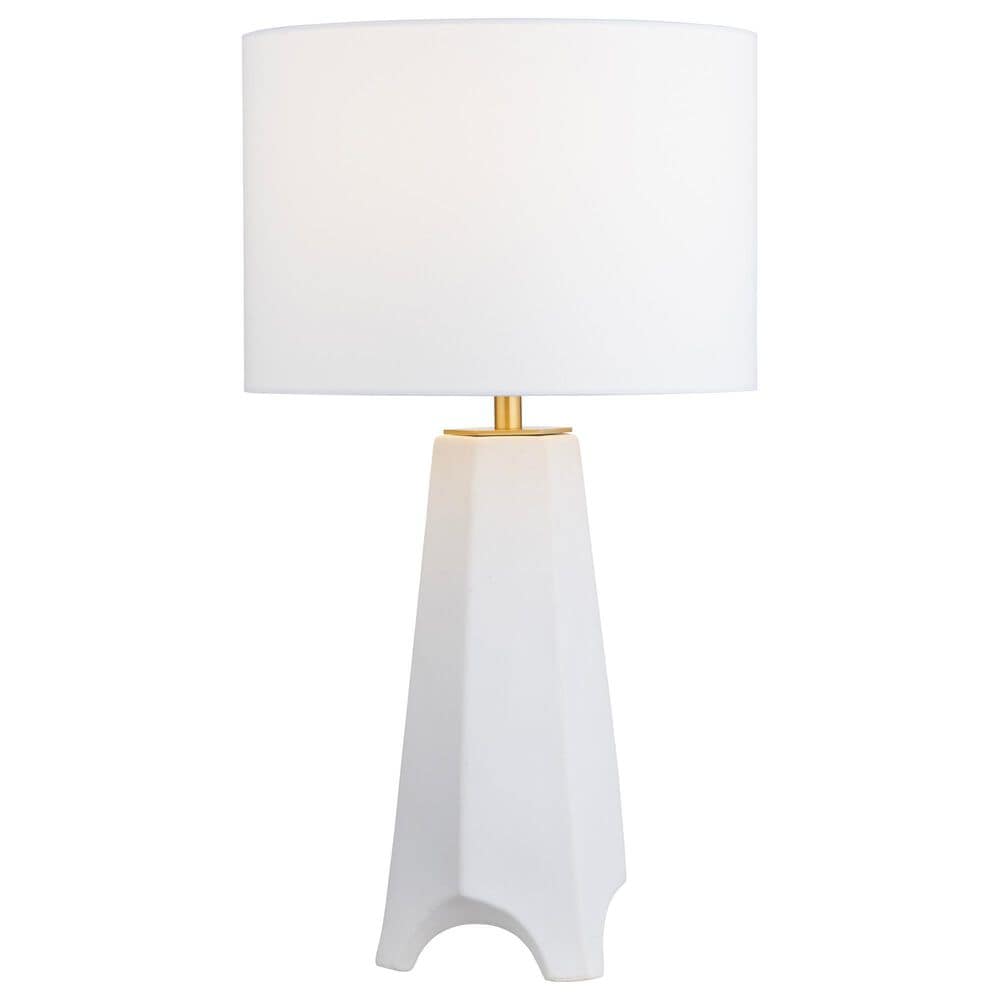 Crestview Collection Spencer Table Lamp in White, , large