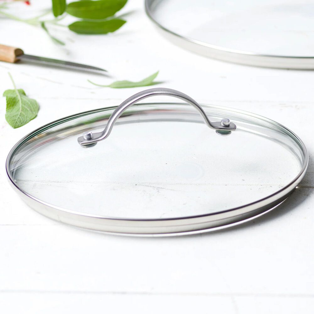 Green Pan 8" Glass Lid in Stainless Steel, , large