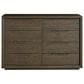 Furniture Worldwide Modern 3-Piece Queen Panel Bedroom Set in Sable, , large