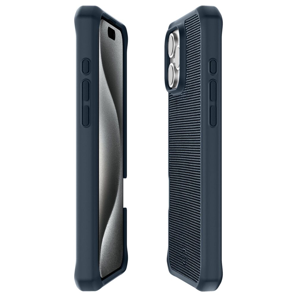 ITSkins Ballistic R Nylon MagSafe Case for Apple iPhone 16 Pro Max in Dark Blue, , large