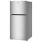 Whirlpool 4-Piece Kitchen Package with 19.3 Cu. Ft. Refrigerator and 5.3 Cu. Ft. Freestanding Electric Range in Fingerprint Resistant Stainless Steel, , large