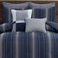 BCP Home Harper Navy 3PC King Comforter Set, , large