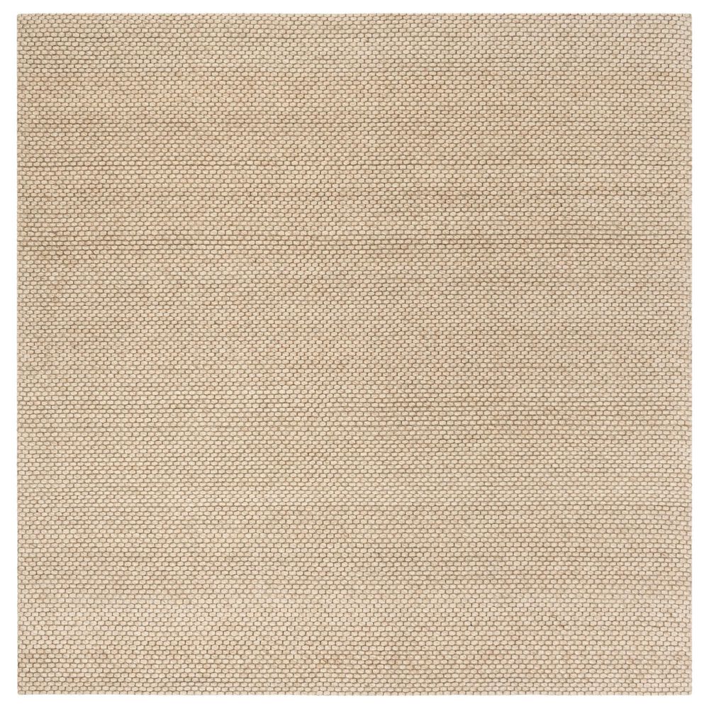 Safavieh Natura NAT801B 8" Square Beige Area Rug, , large