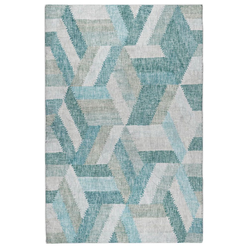 Dalyn Rug Company Lorenzo LN1 Teal 8" x 10" Area Rug, , large