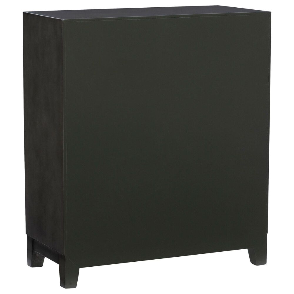 Linon Home Decor Grace Cabinet in Dark Grey, , large