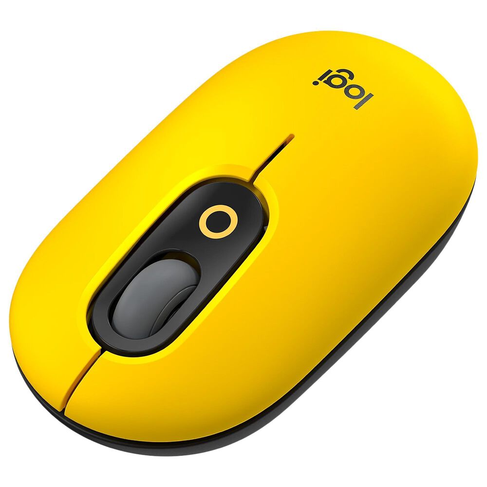 Logitech Pop Mouse with Emoji in Yellow and Black, , large