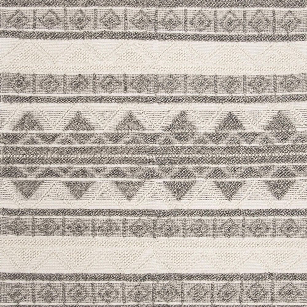 Safavieh Natura 8&#39; Square Ivory and Grey Area Rug, , large