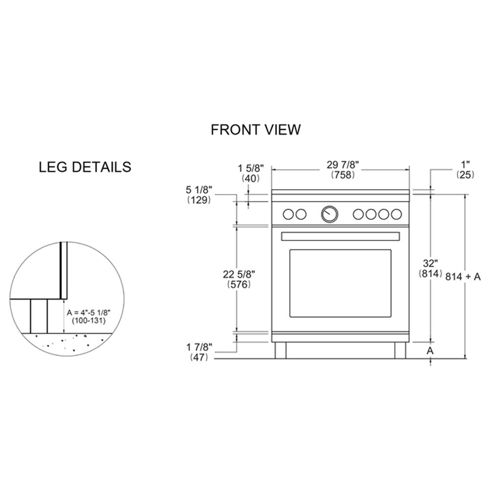 Bertazzoni Professional 4.6 Cu.Ft. Induction Range with Self-Cleaning in Rosso, , large