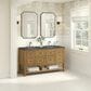 James Martin Vanities Breckenridge 60" Double Bathroom Vanity in Light Natural Oak with 3 cm Parisien Bleu Quartz Top and Rectangular Sinks, , large