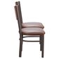 Linon Home Decor Elmer Side Chair in Brown and Medium Oak (Set of 2), , large