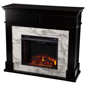 Southern Enterprises Petradale Electric Fireplace in Black/White, , large