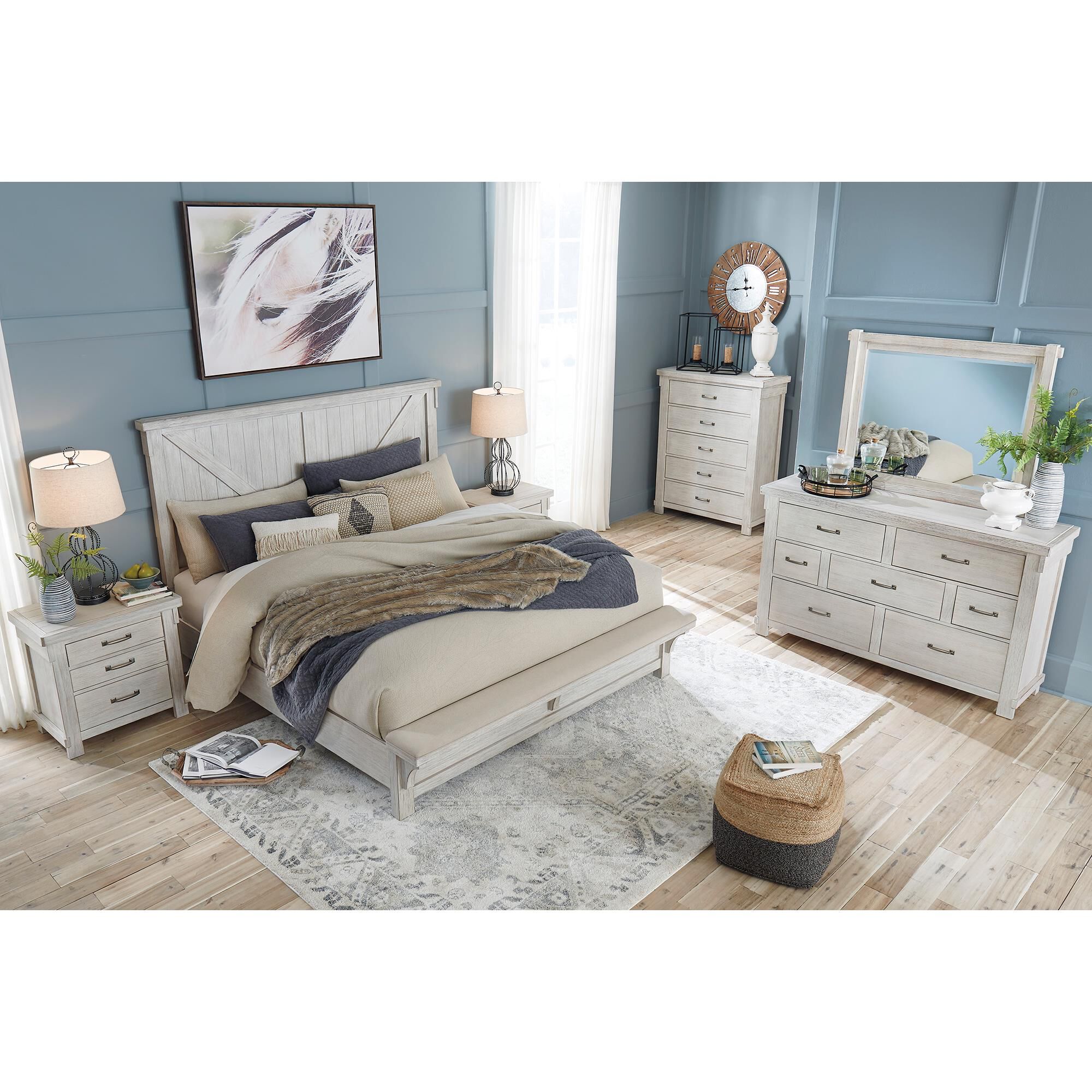 Brashland king bedroom set top