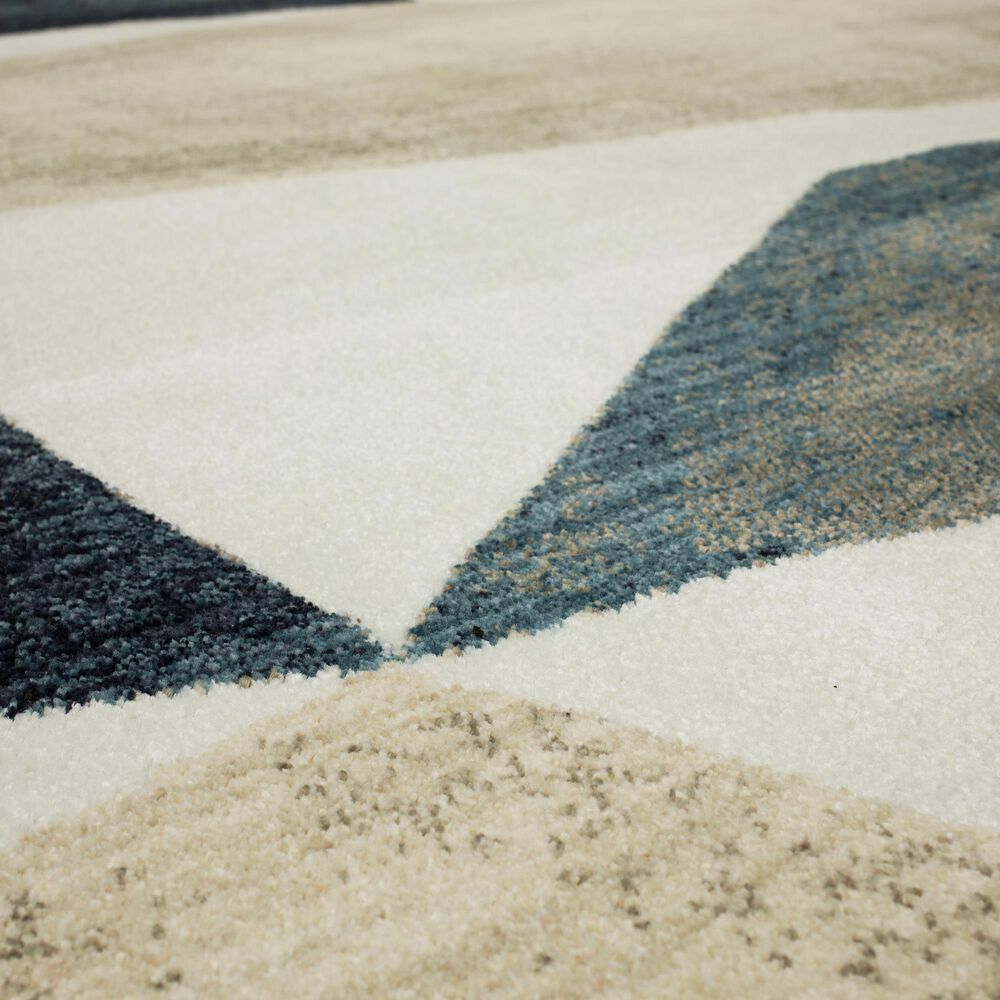 Stacy Garcia Home Fletcher 5&#39;3&quot; x 7&#39;10&quot; Indigo Area Rug, , large