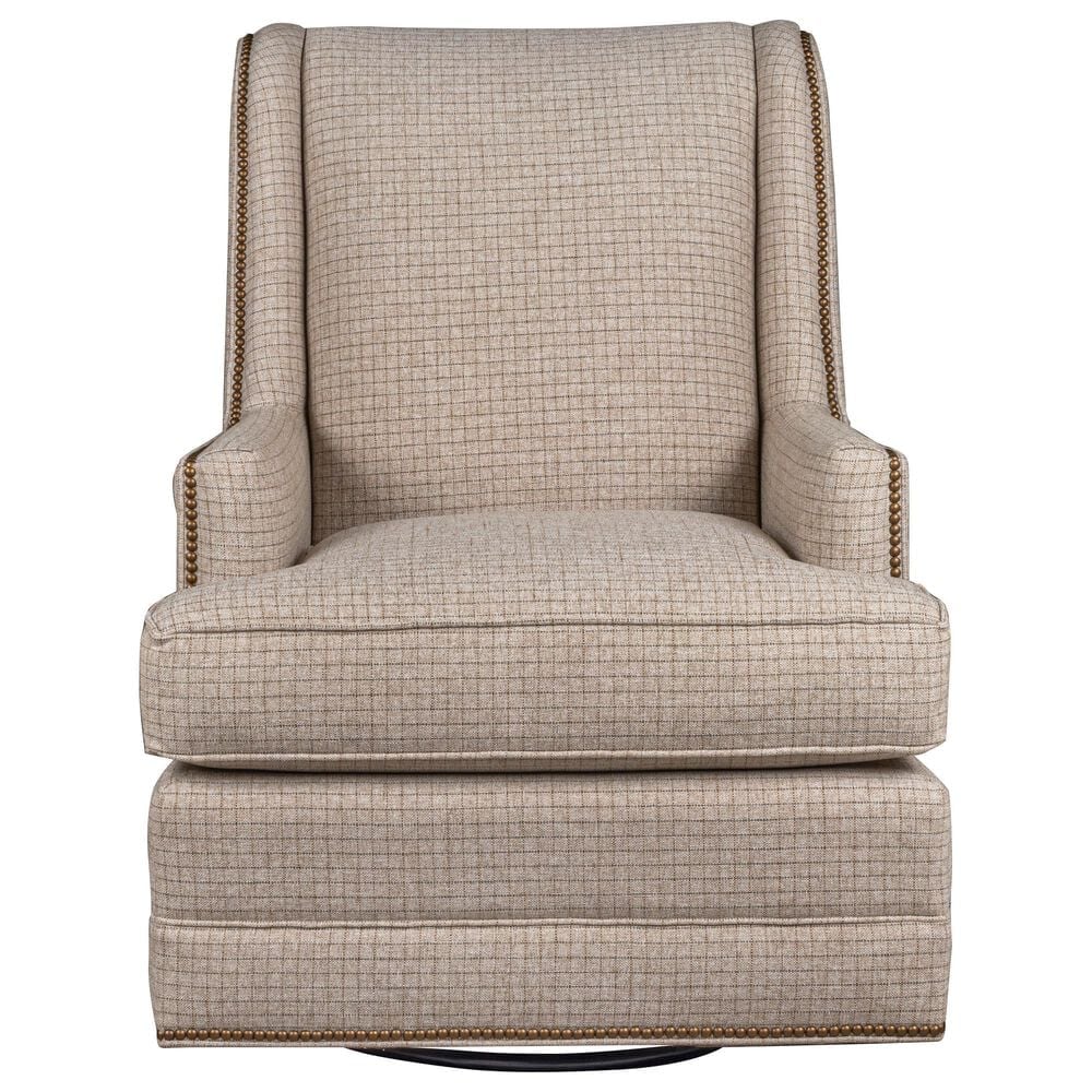 Smith Brothers Glider Chair in Brown, , large