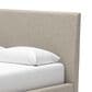 Ashley Cielden Queen Upholstered Platform Bed with Roll Slats in Tan, , large