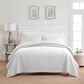 Trade Linker 2-Piece Twin Basket Pinsonic Quilt Set in White, , large