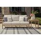 Ashley Hallow Creek Outdoor End Table in Driftwood, , large