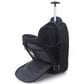 EcoStyle Tech Exec Rolling Backpack in Black, , large