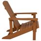 Flash Furniture Charlestown Adirondack Chair in Brown, , large