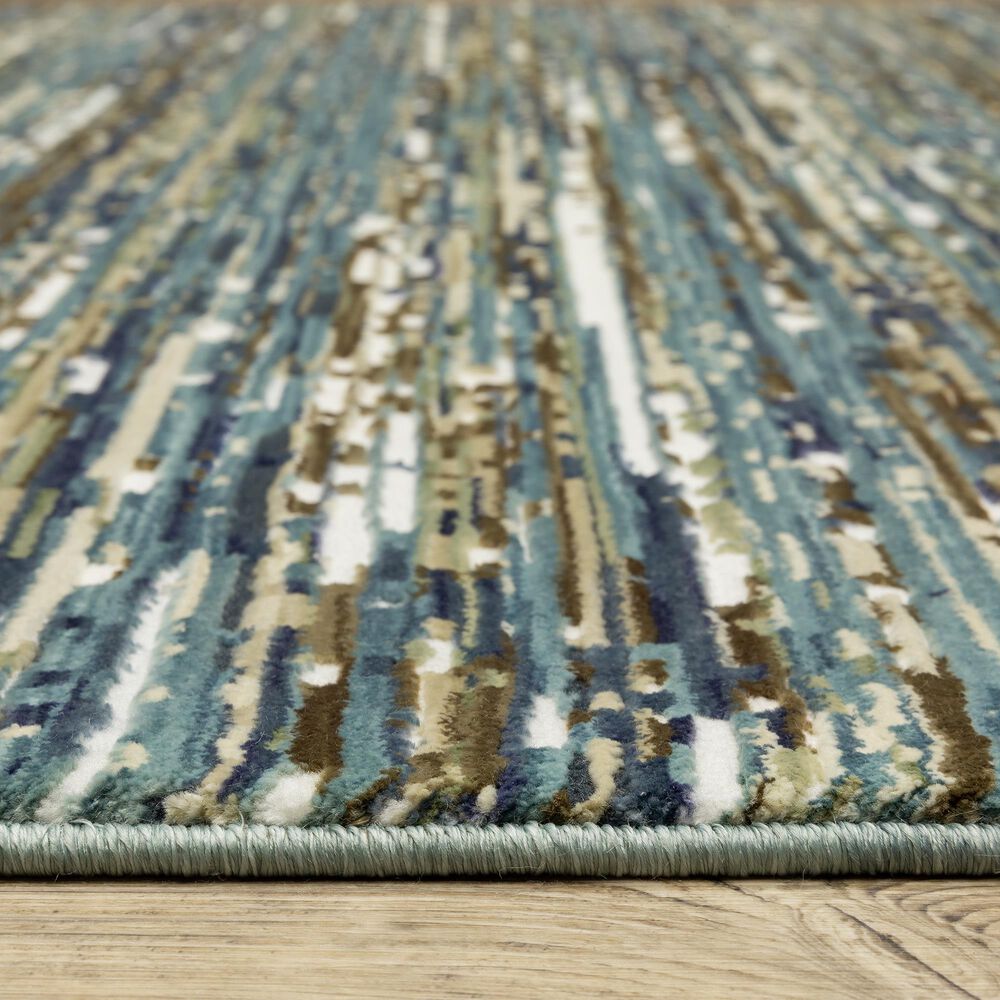 Oriental Weavers Reed 3&#39;3&quot; x 5&#39; Blue and Multicolor Area Rug, , large
