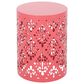 Hearth and Haven Outdoor End Table with Floral Pattern in Coral (Set of 2), , large