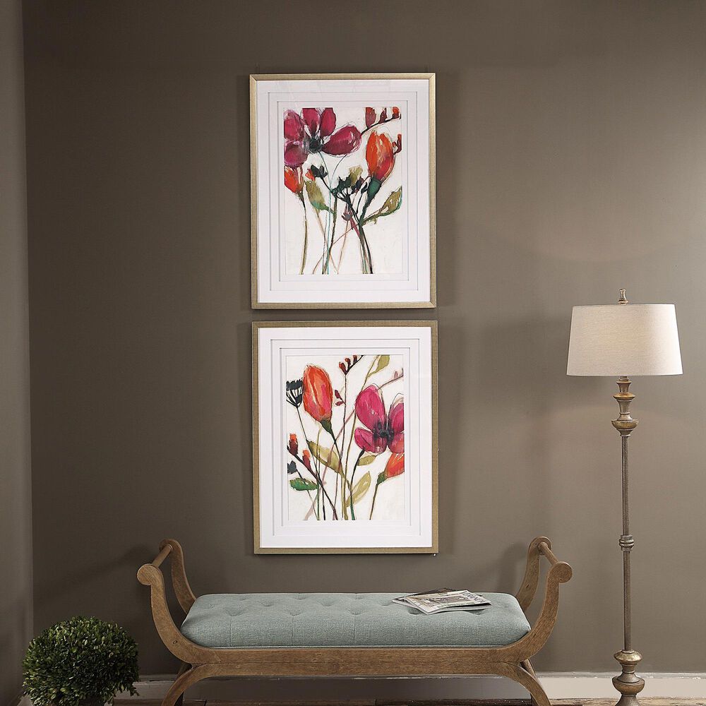 Uttermost Vivid Arrangement Floral Prints (Set of 2), , large