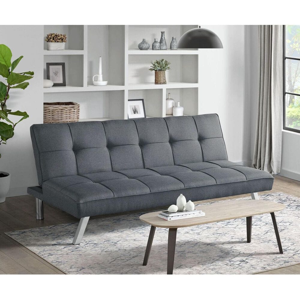 Mayberry Hill Smash Push Back Sleeper Sofa in Sandra Grey, , large