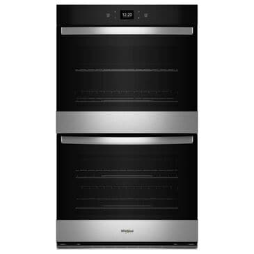 Whirlpool 27" Self-Cleaning Air Fry Single-Fan Smart Double Electric Wall Oven in Fingerprint Resistant Stainless Steel, , large