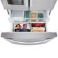 LG 26 Cu. Ft. 3-Door French Door Refrigerator with SmartThinQ in Stainless Steel with Dual Icemaker, , large