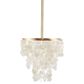 Hampton Park Isla Layered Capiz Chandelier in Gold, , large