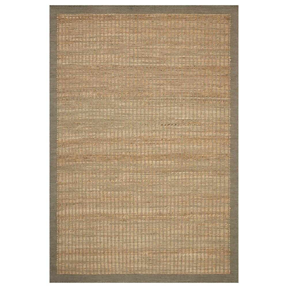 Amber Lewis x Loloi Lilah Natural and Grey 7"9" x 9"9" Area Rug, , large