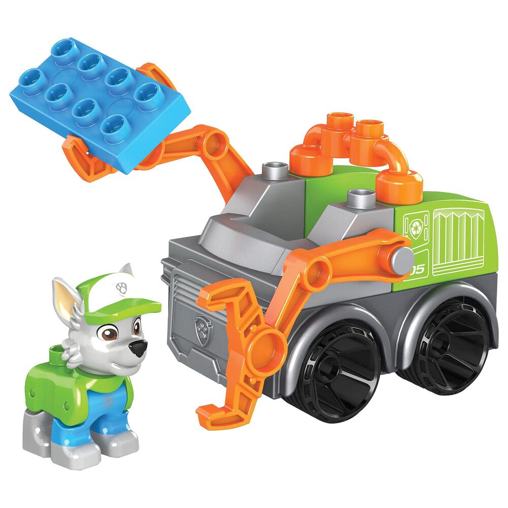 Mega Bloks Mega Bloks Paw Patrol Rocky"s City Recycling Truck, , large