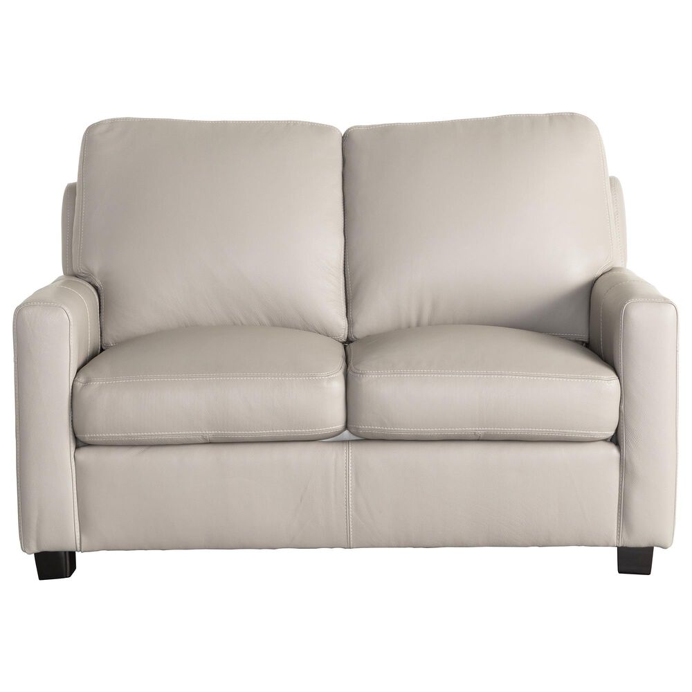 North American Leather Co Metro Stationary Loveseat in Cloud Gray, , large