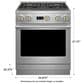 Monogram 30" Dual-Fuel Professional Range with 4 Burners in Stainless Steel, , large