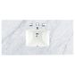 James Martin Vanities Brookfield 48" Single Bathroom Vanity in Pecan with 3 cm Carrara White Marble Top and Rectangular Sink, , large