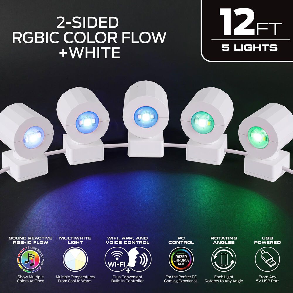 Monster Illuminessence 2-Sided Sconce Light with Razer Chroma in Multicolor, , large